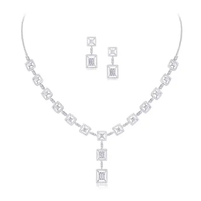 Flint diamond necklace