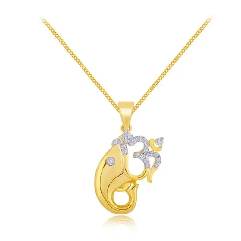 Ganeshaya diamond pendant
