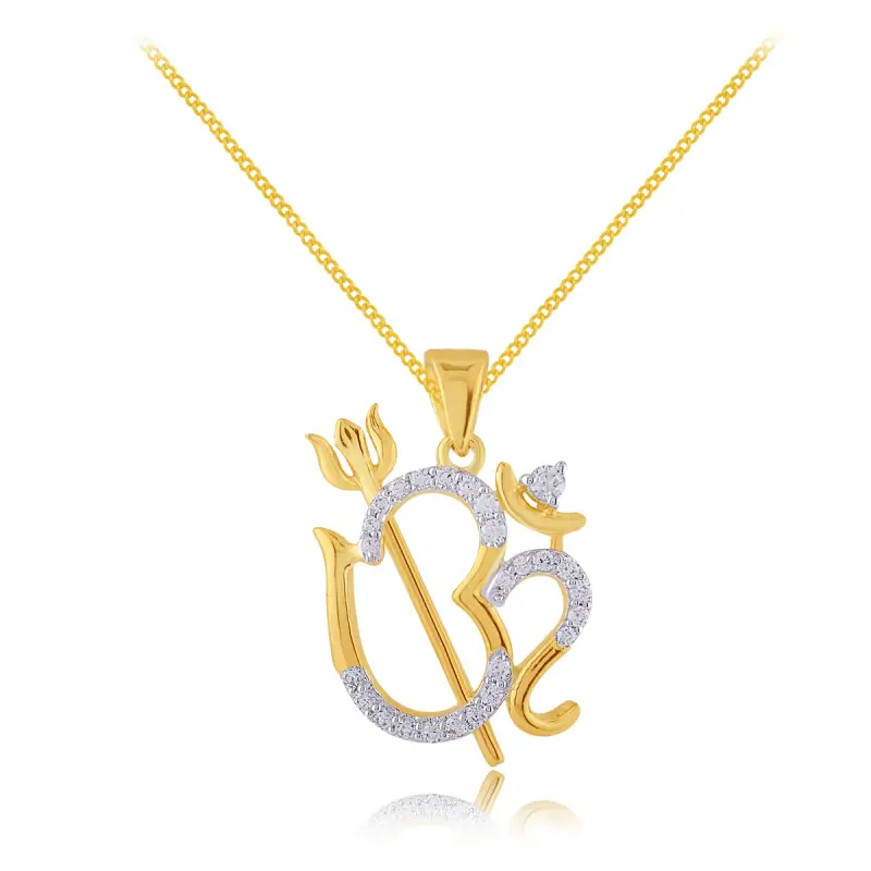 Om Diamond Pendant