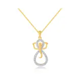 Ganesh Infinity sparkle pendant