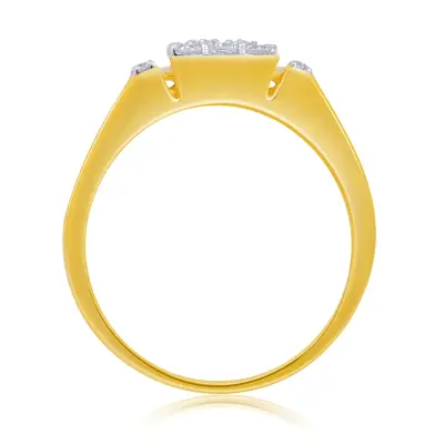 Aabharan diamond ring for men