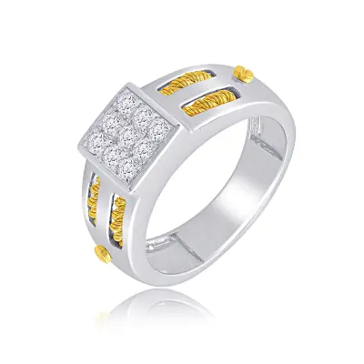 Aditya diamond ring for men